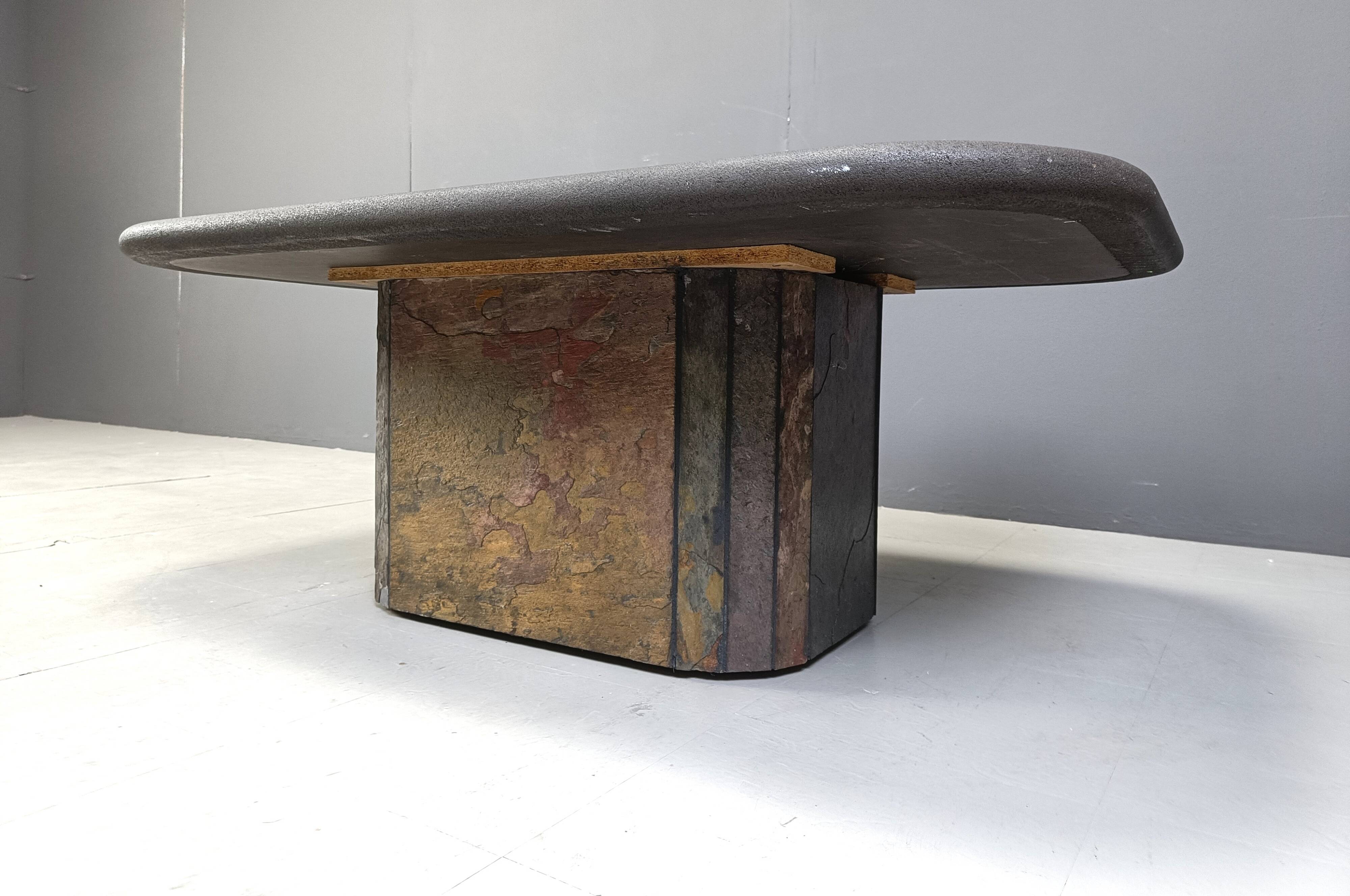 Table basse attribuée à Paul Kingma, années 1980