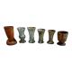 6 cast iron vases 1900: Charleville - Mézières