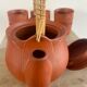 Terracotta tea set