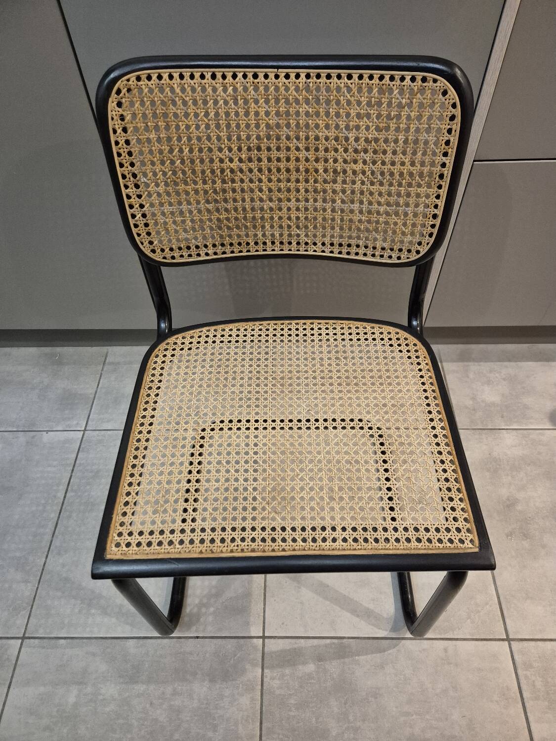 Chair B32 Marcel Breuer - black chrome