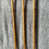 Old wooden towel rack 3 arms