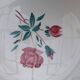 Antique plate with floral decoration