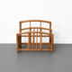 Bamboo rattan magazine door