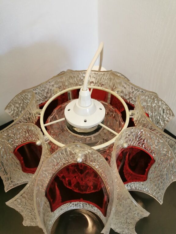 Vintage plastic pendant lamp