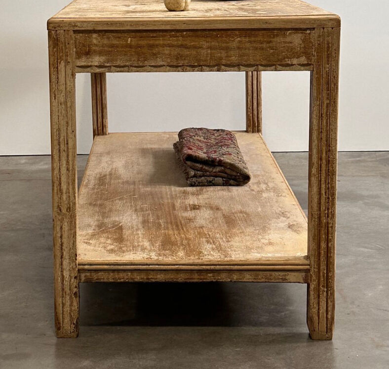 Painted draper table