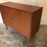 Buffet vintage storage cabinet formica