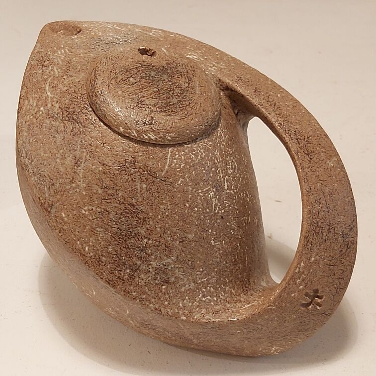 André Bloch sandstone teapot and bowls