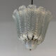 Iridescent Venetian glass chandelier from Murano, Barovier and Toso, circa 1930.