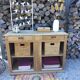 Solid wood storage furniture