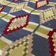 Swedish 1940-50 ‘s Needle point Flat Wall Rug 80x118cm