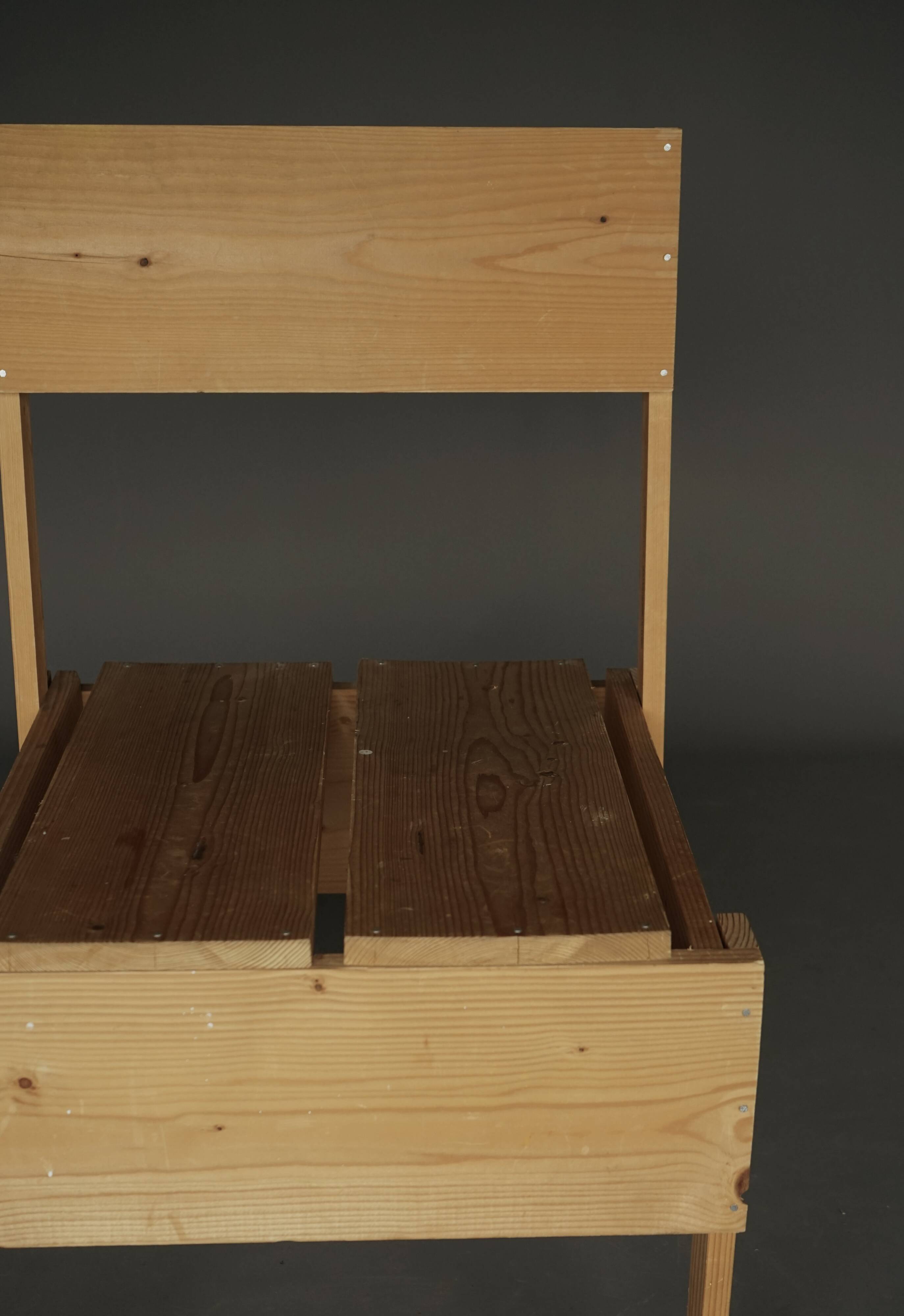 1990s Autoprogettazione Sedia 1 Chair in the style of Enzo Mari