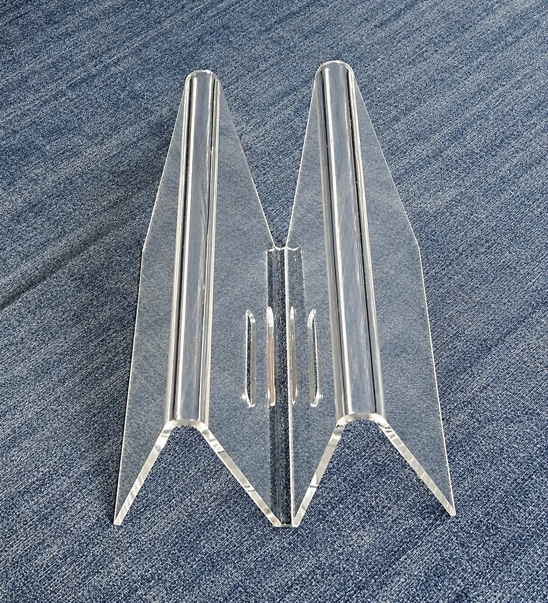 Magazine rack. Plexiglass. 1970s.