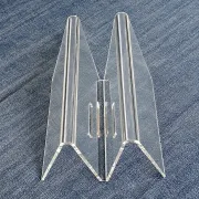 Magazine rack. Plexiglass. 1970s.