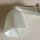 Art deco bathroom wall lamp in porcelain and opaline 1930-1950