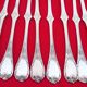 Christofle 12 lobster curettes - marly model - silver metal