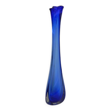 Blue Murano vase, 59 cm, 1950s.