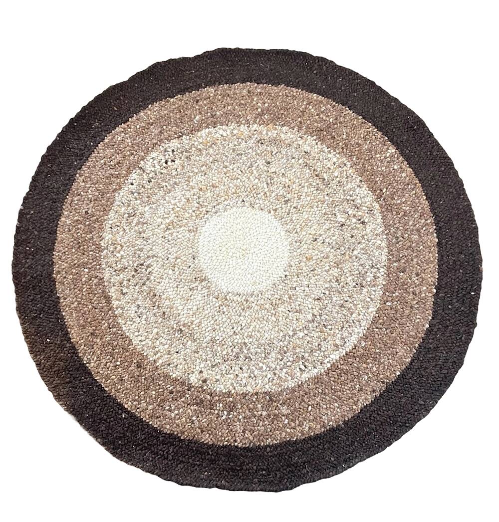 Hand-Woven Carpet Olbia Rondo by Tisca 2000s