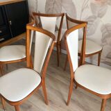 Set of 5 Baumann Palma model chairs, from the 60s/70s