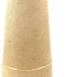 Conic parchment and brass table lamp, France 1960