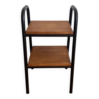 1960s bedside table in the style of Hitier