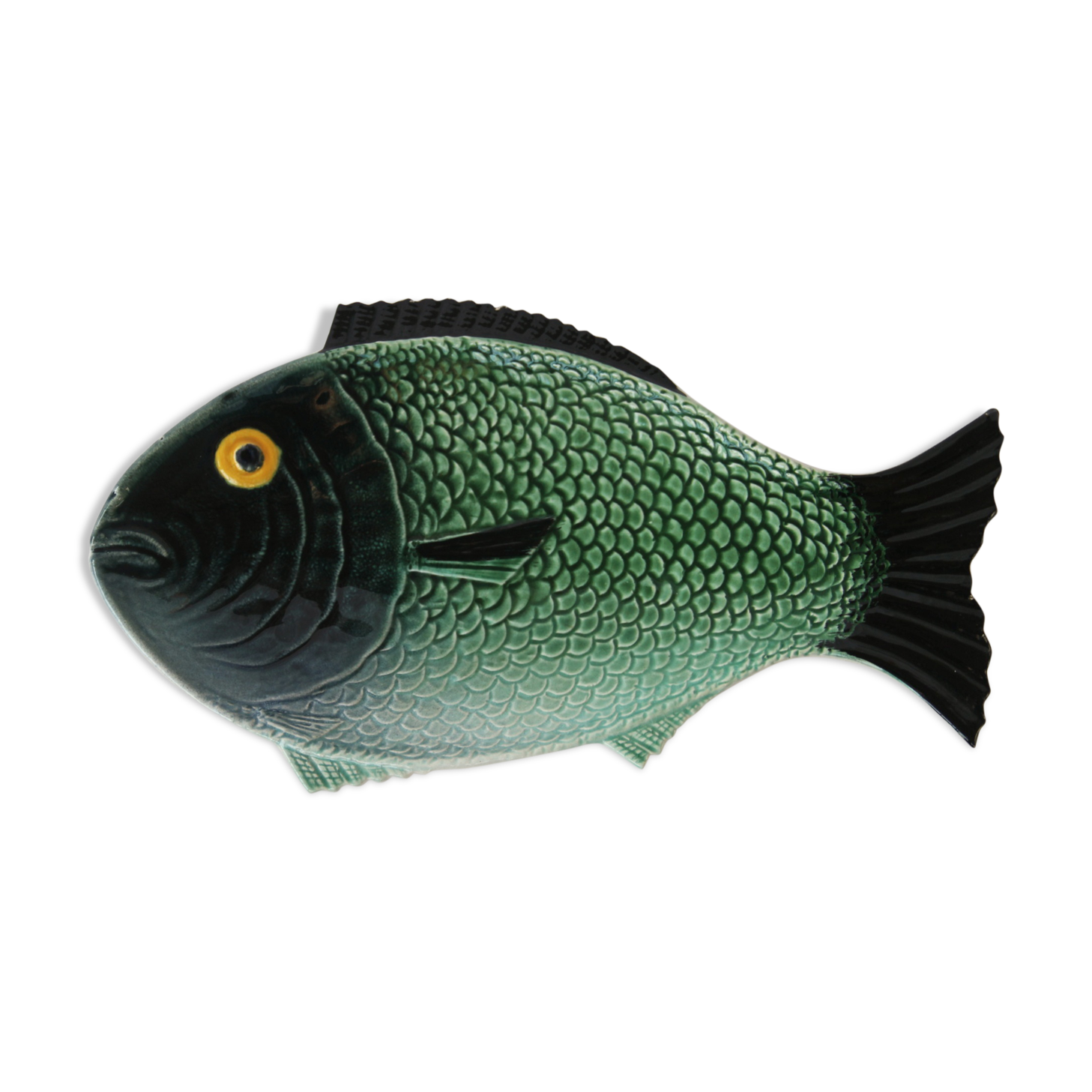 Decorative ceramic fish dish