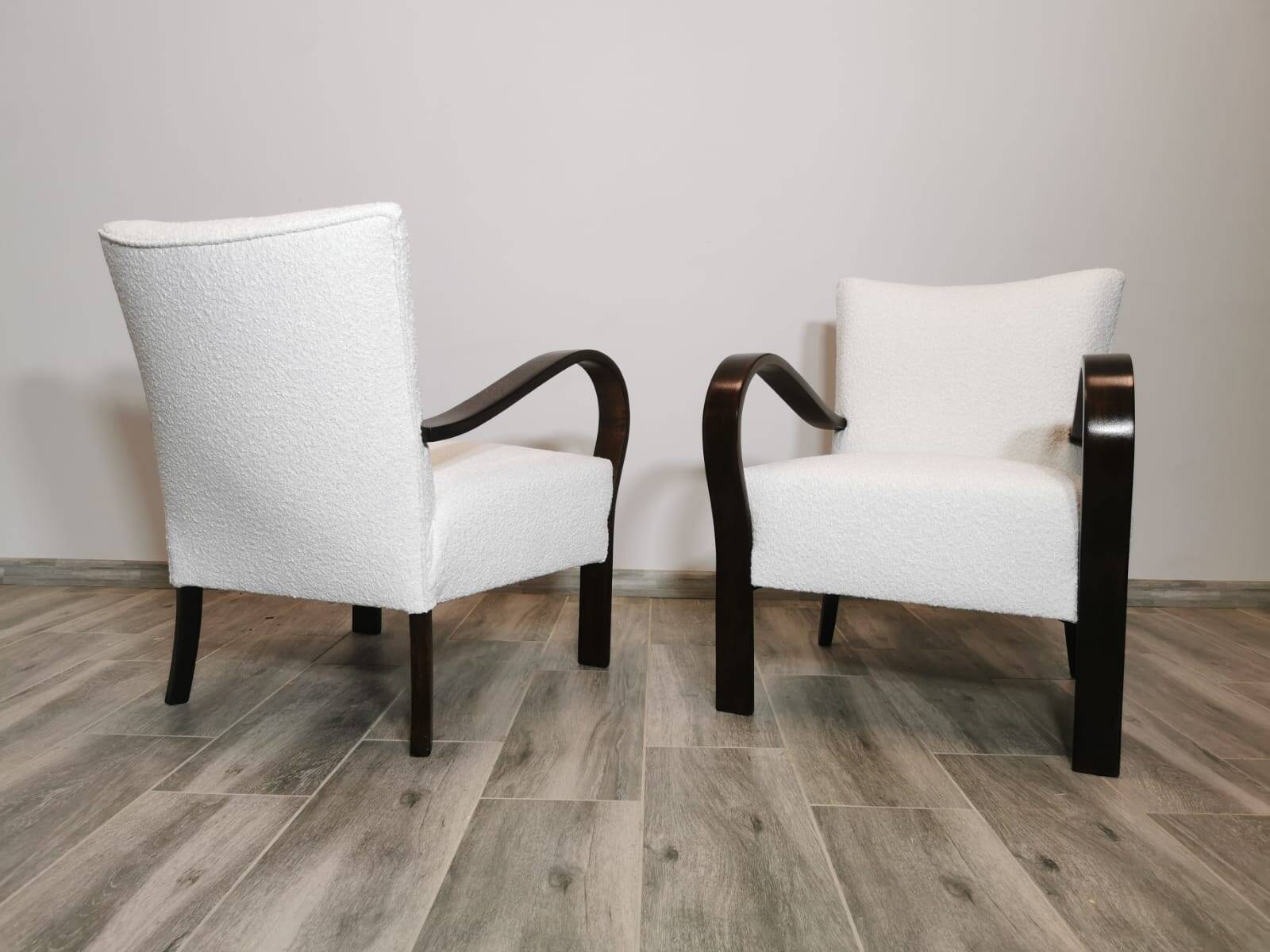 Art Deco Lounge Chairs, Set of 2