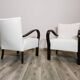 Art Deco Lounge Chairs, Set of 2