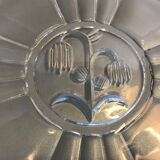 Antique glass serving dish