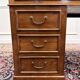 Classic English Desk with Green Inlay