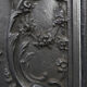 Antique Rococo style Fireback in cast iron, France ca. 1780