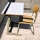 Vintage elbe industrial school office 1960 & tubax chair