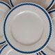 Set of 5 flat plates Lustucru vintage 1970