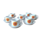 Hutschenreuther Novum Vintage Porcelain Coffee Cups * 70s * Bavaria