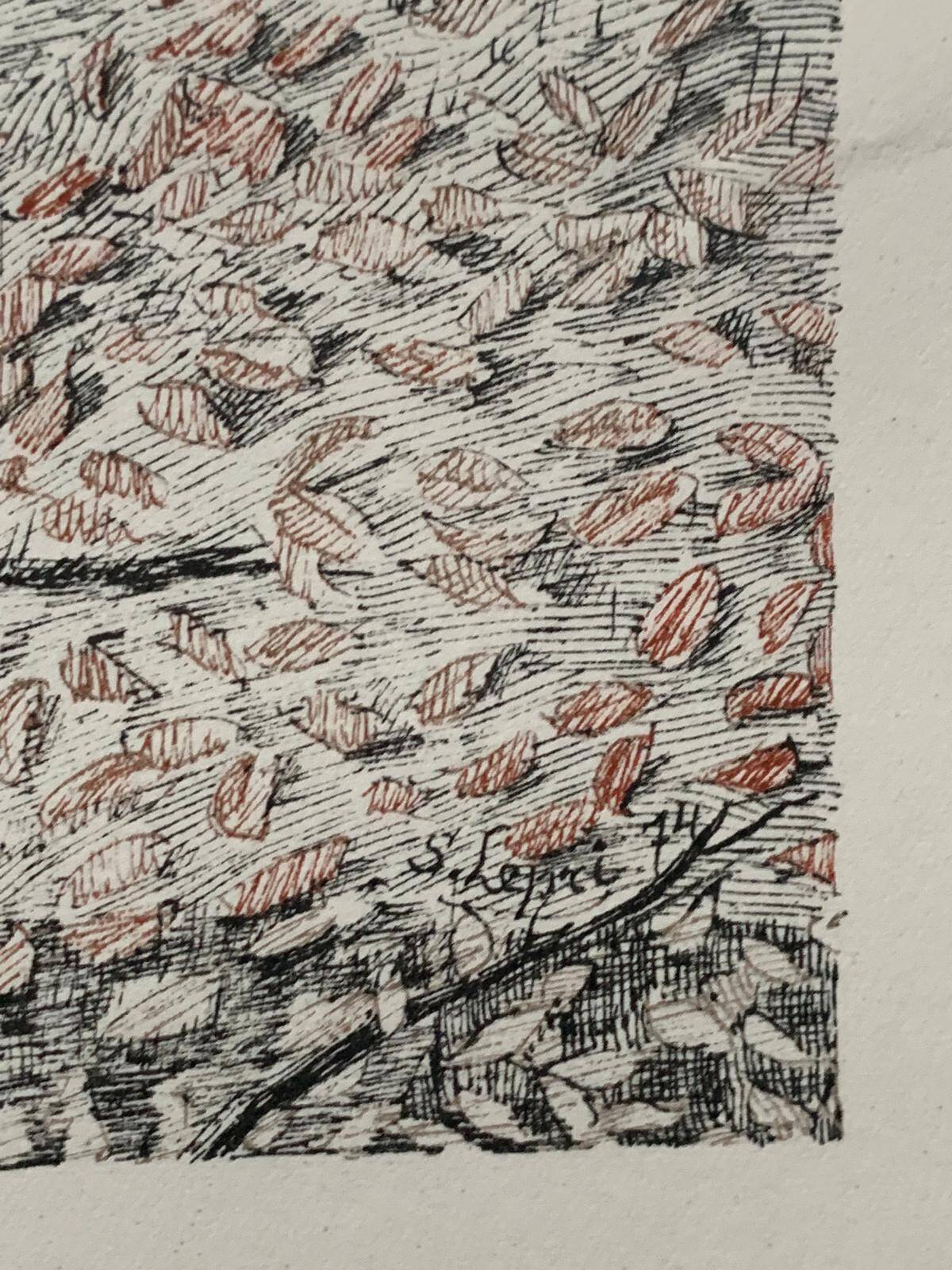 Lithograph - Stanislao Lepri - 1974