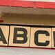 Wooden letters