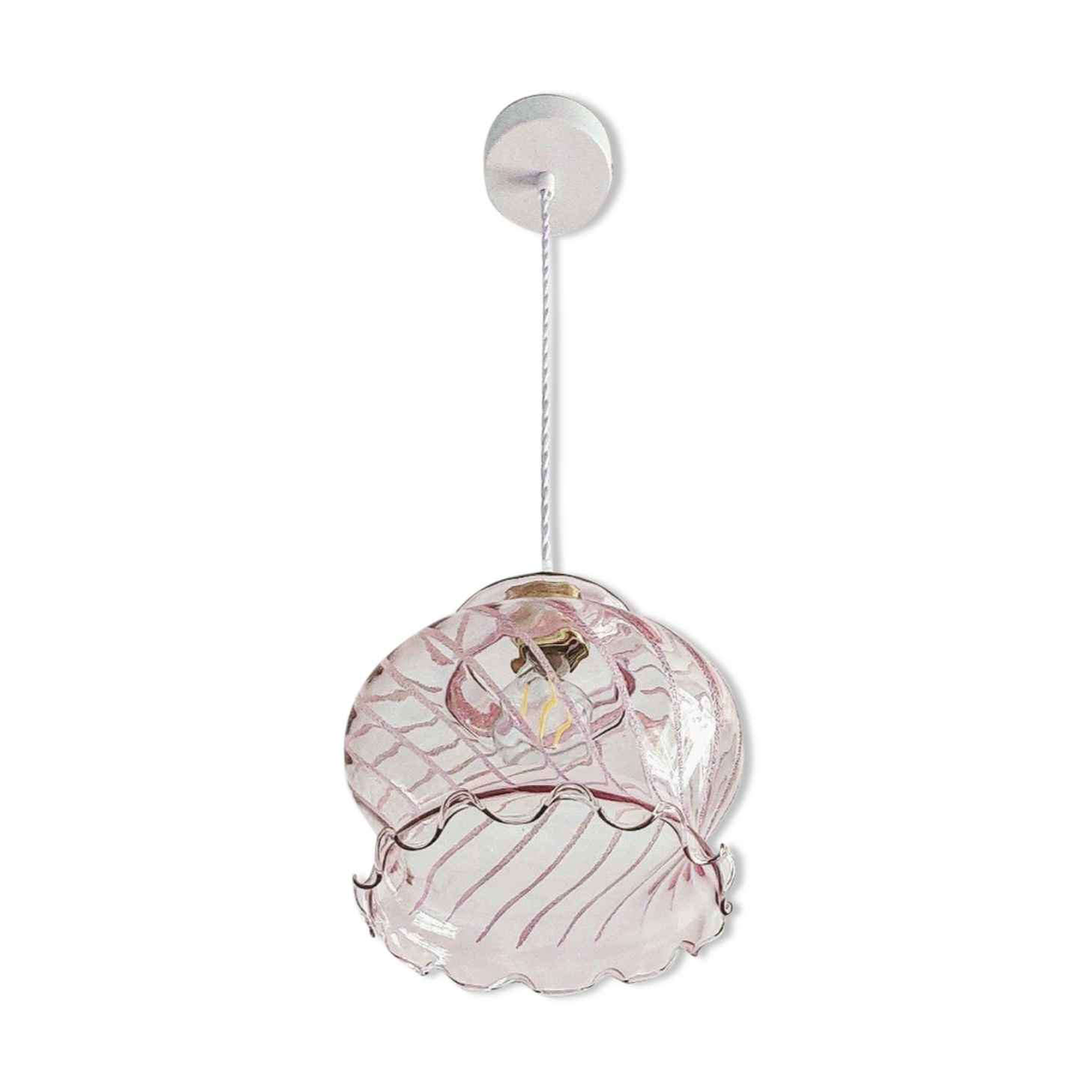 Vintage pink globe