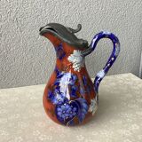 Ewer in slurry earthenware and tin