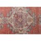 Vintage Turkish Oushak Handmade Wool Cotton Red Runner 85x277