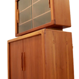 Vintage Danish design Dyrlund two-piece cabinet