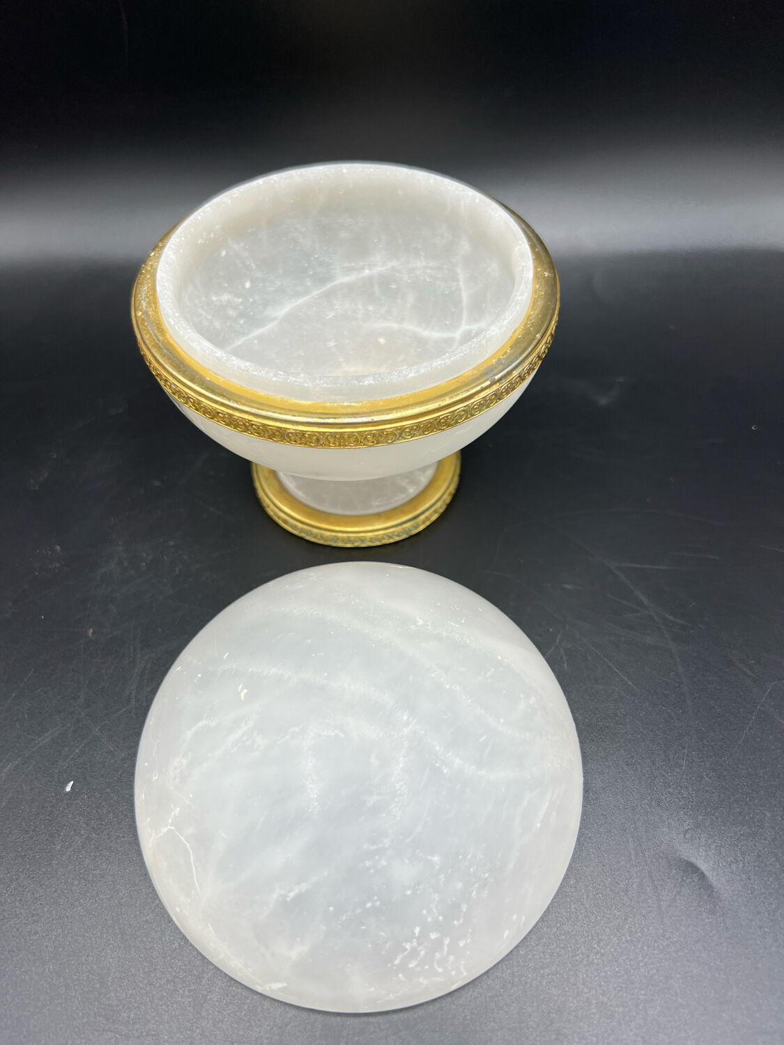 Vintage alabaster box