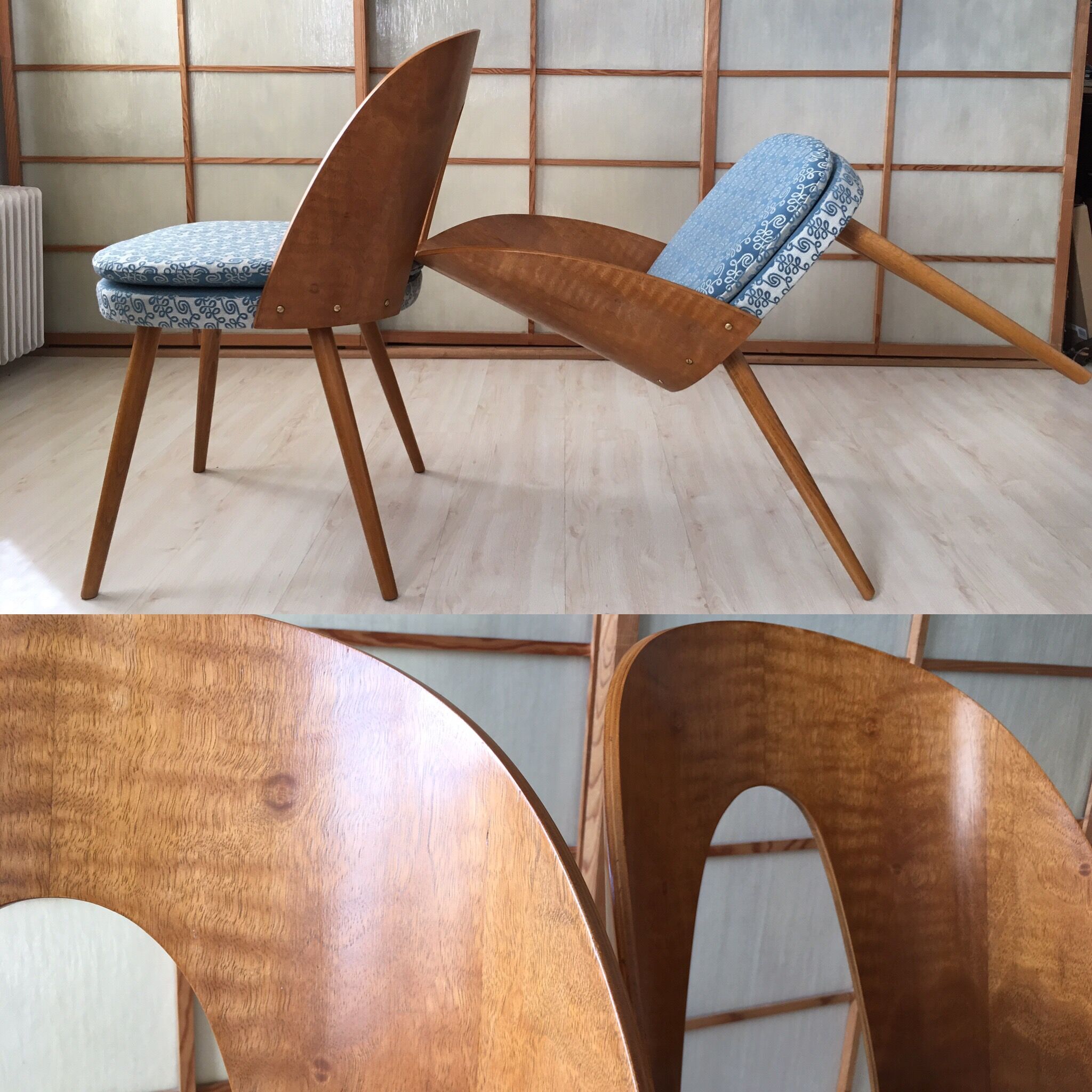 Antonin Suman 4 chair series