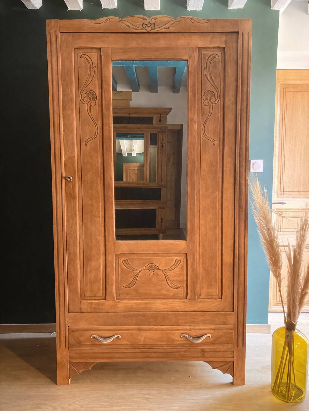 Art Deco Parisian Wardrobe/Cupboard