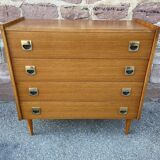 Vintage wooden chest of drawers 1960/1970