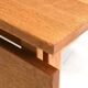 Scandinavian drop leaf dining table in oak, 1970s