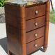 Commode art déco des années 30 en noyer