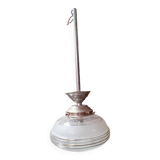 Frosted glass pendant light