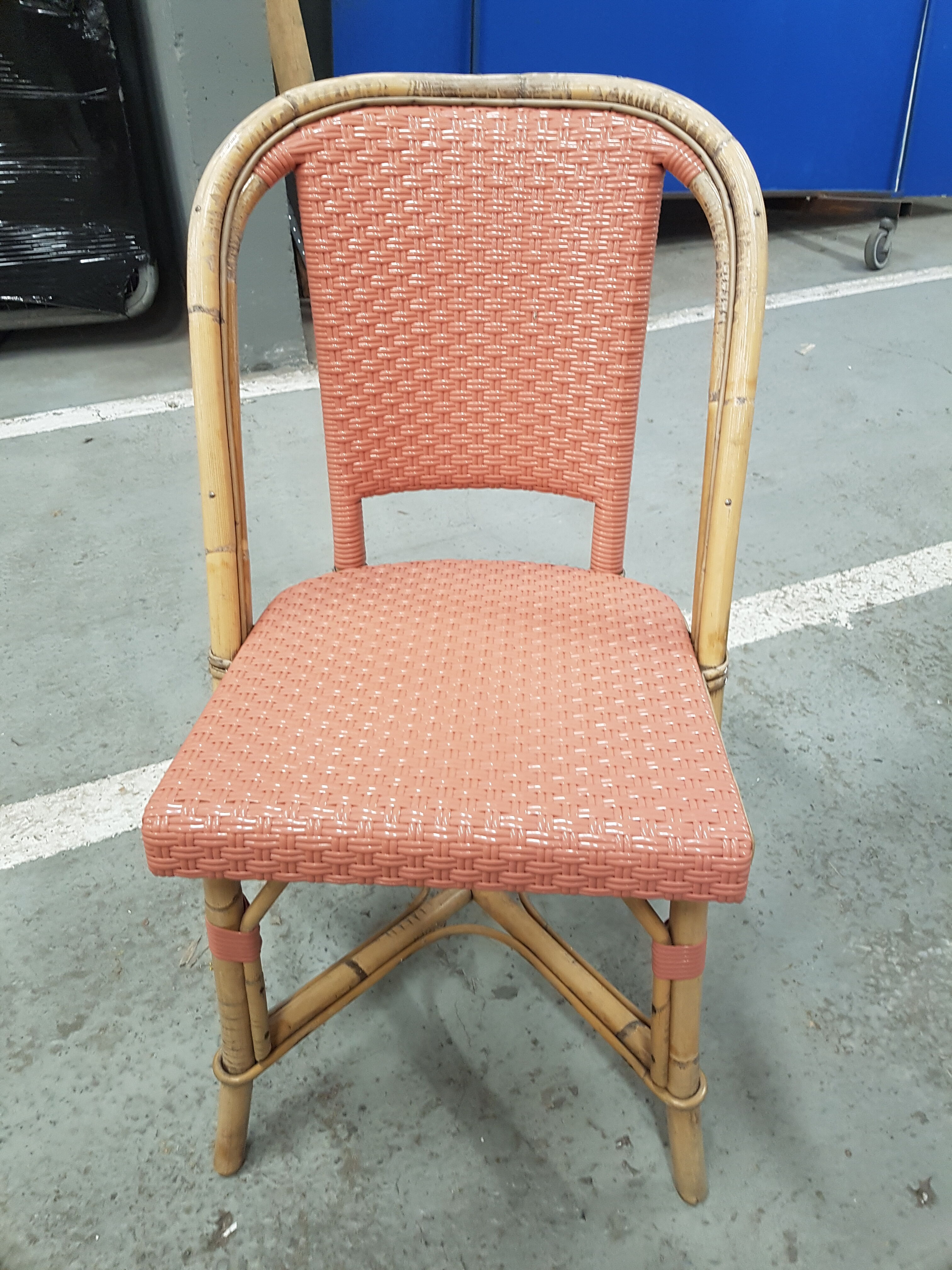 Pink bistro chair