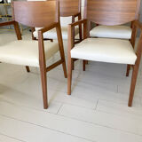 Set of 4 Brera Natuzzi armchairs