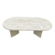 Table basse en travertin, années 70