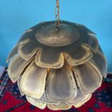 Mid Century Modern Brutalist Artichoke Pendent By Sven Åge Holm Sørens